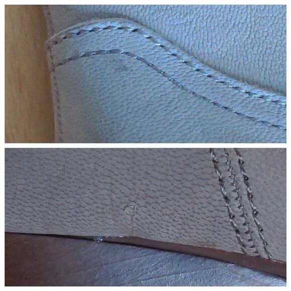 Frye Reina Leather Bootie Boots Pointed Stacked Heel 8.5M New - Picture 16 of 16